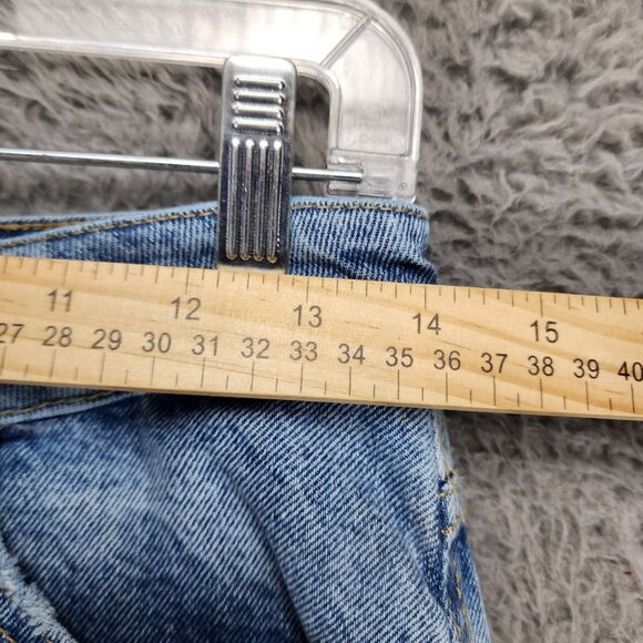 Pimkie Jeans Womens 28 Medium Wash Cotton High Rise Straight - Picture 5 of 14